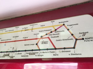 Circumvesuviana train naples to herculaneum