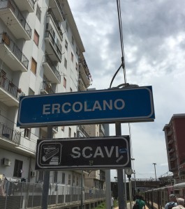 Train from Naples to Herculaneum Ercolano Scavi