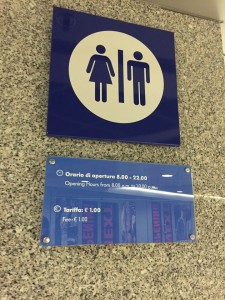 Naples Train Station Bathroom Cost