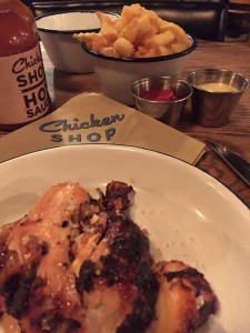 Chicken Shop London lunch