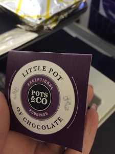 Chocolate Pudding British Airways