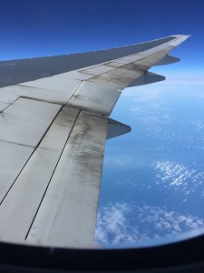 British Airways World Traveller Plus view from wing