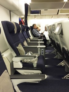 British Airways World Traveller Plus seats