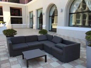 Westin Malta outdoor patio lounge