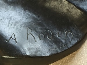 Auguste Rodin signature Rodin Museum Philadelphia