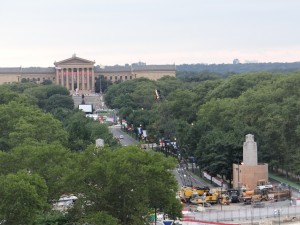 Philadelphia Parkway view Art Museum