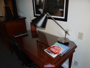 The Logan Hotel room desk