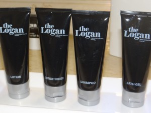 The Logan Hotel toiletries