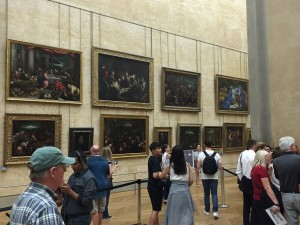 Mona Lisa Gallery at the Louvre paintings