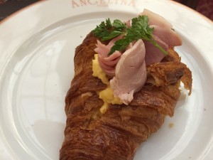 Angelina Croissant with Ham Breakfast Sandwich Paris