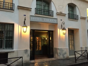 Hotel Therese exterior Paris