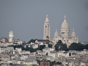 Visiting the Eiffel Tower Sacre Couer view
