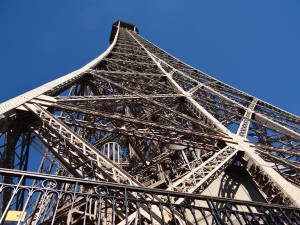 Visiting the Eiffel Tower 2nd floor