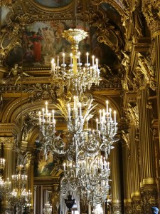 Paris Opera Tour chandeliers