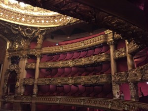 Paris Opera Tour upper level seating
