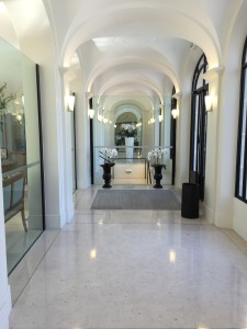 Moet & Chandon Cellar tour house lobby