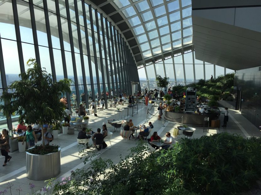 Sky Garden London View inside