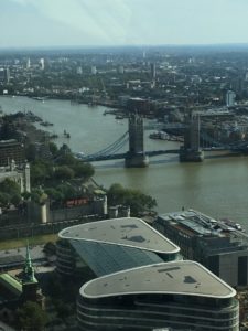 Tower Bridge view from Sky Garden London