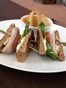 BA Concorde Room club sandwich