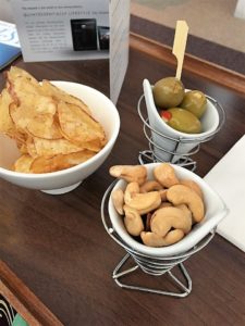 BA Concorde Room lactose free snacks