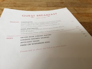 My Bloomsbury Hotel Breakfast at Gail's Bakery