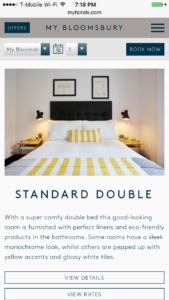My Bloomsbury Standard Double Room