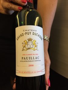 British Airways First Class Wine