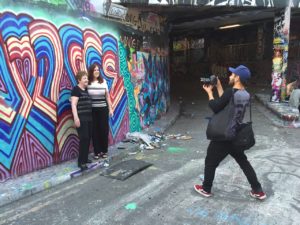 London Photo Shoot Flytographer Leake Street