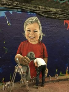 Leake Street Art London Young Niece