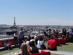 Galleries Lafayette rooftop summer lunch