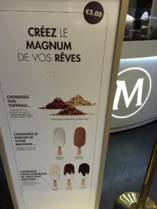 Magnum Paris Ice Cream Steps
