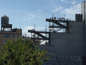 The Whitney Museum outdoor patio