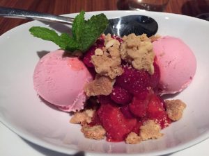 Berry Parfait Dessert at STK Midtown