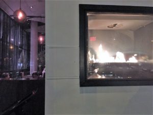 STK Midtown Fireplace