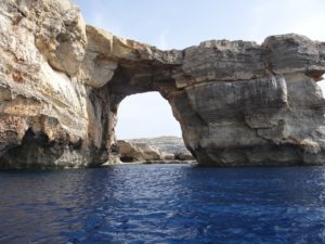 The Azure Window view from the sea