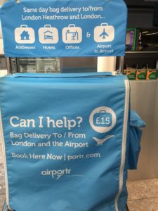 AirPortr T5 Heathrow Luggage Delivery London