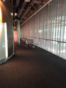 BA Arrivals lounge shower at heathrow