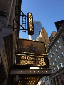 One ticket to Hamilton at the Richard Rodgers theatre NYC
