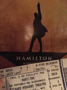One Ticket to Hamilton on Broadway