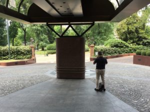 Westin Milan entrance driveway