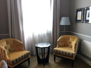 Westin Milan King Room Seating area