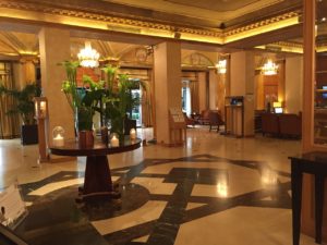 Westin Milan hotel lobby