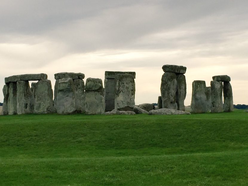 Stonehenge cloudy skies photo