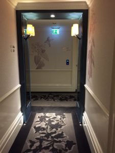 The Ampersand Hotel elevator lobby