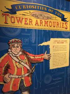 Tower of London tour signage