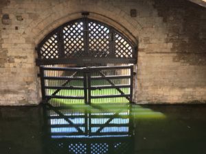Tower of London moat entrance