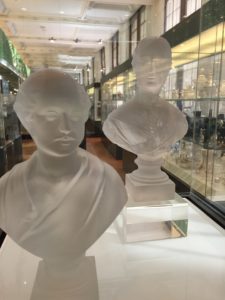 V&A Musuem Glass busts