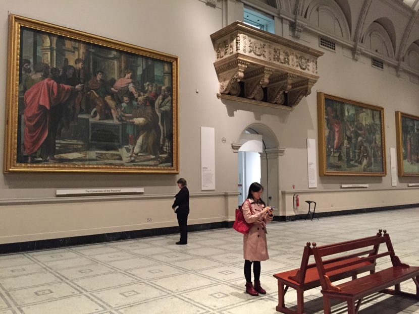 V&A Museuem large paintings