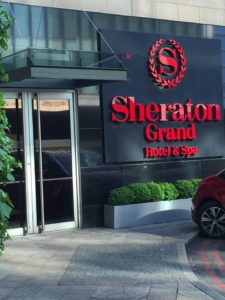 Driveway entrance Edinburgh Sheraton Hotel