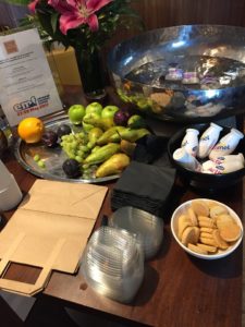 Edinburgh Sheraton Grand Hotel Snack table